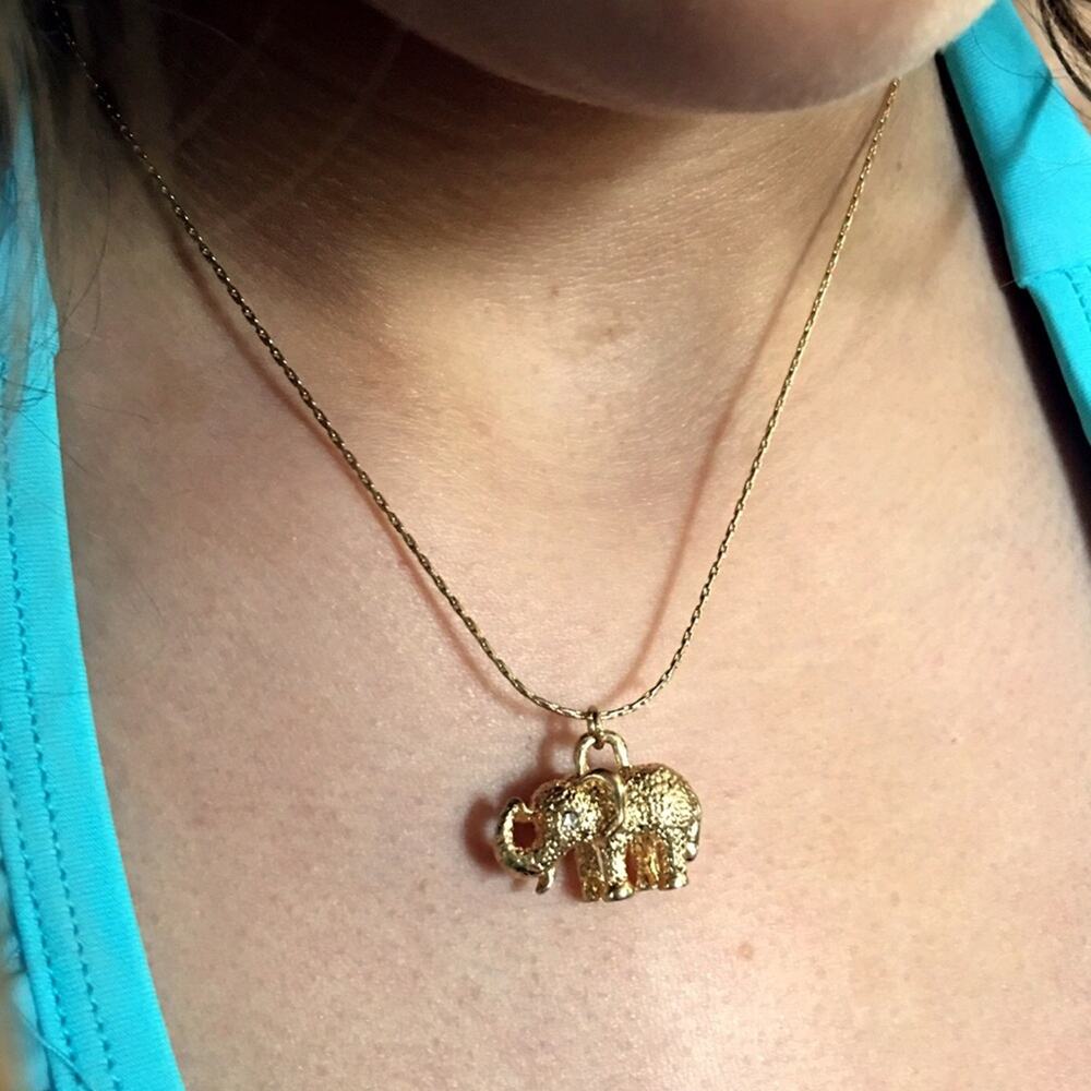 New York & Company Elephant Necklace - Picture 2 of 4